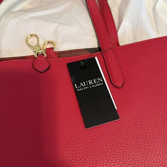 NWT Red Ralph Lauren big tote - Picture 6 of 7